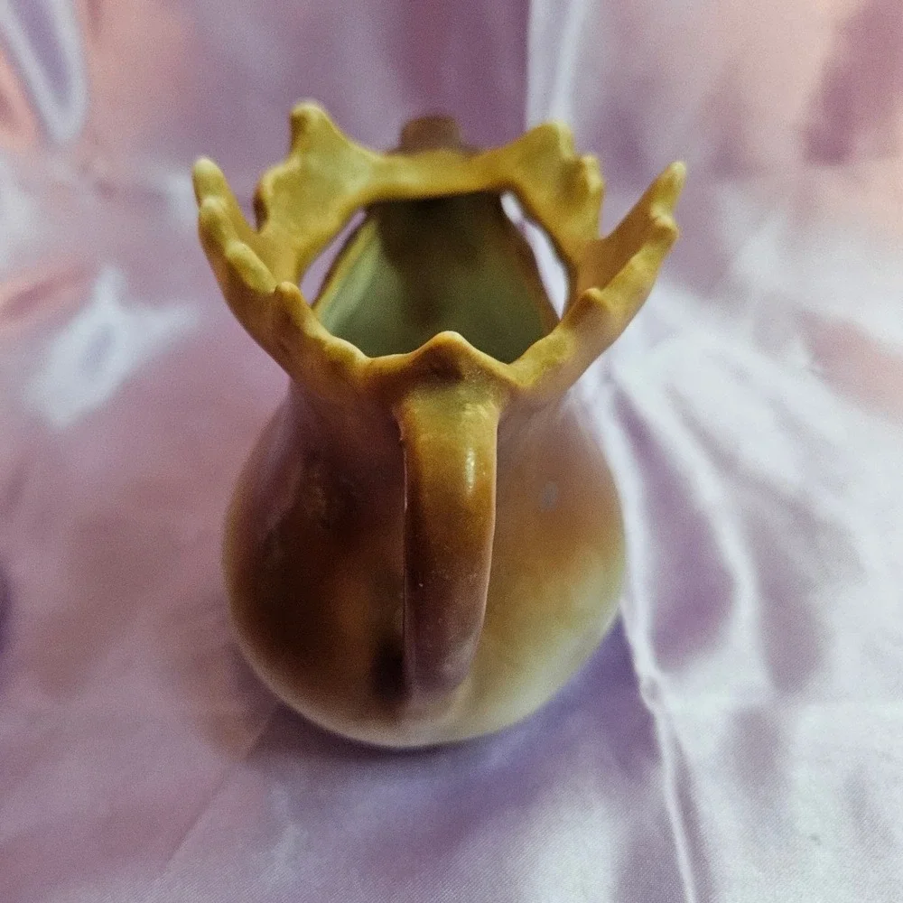 Vintage Roy Floretta Ware Austria Figural Moose Ceramic Creamer Pitcher Brown